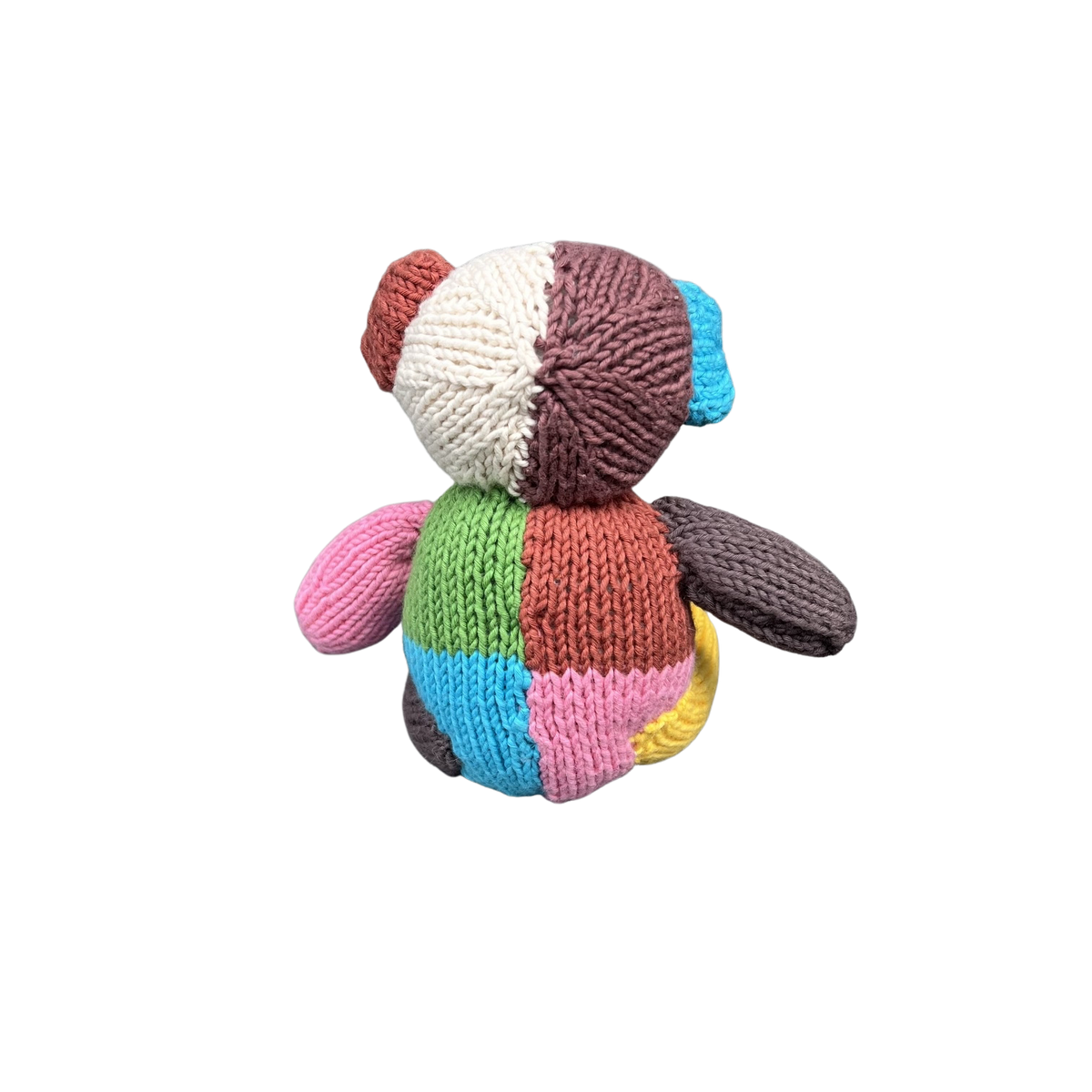 Bär Harlekin Bio-Baumwolle Small Multicolour Cream Kuscheltier Bundu