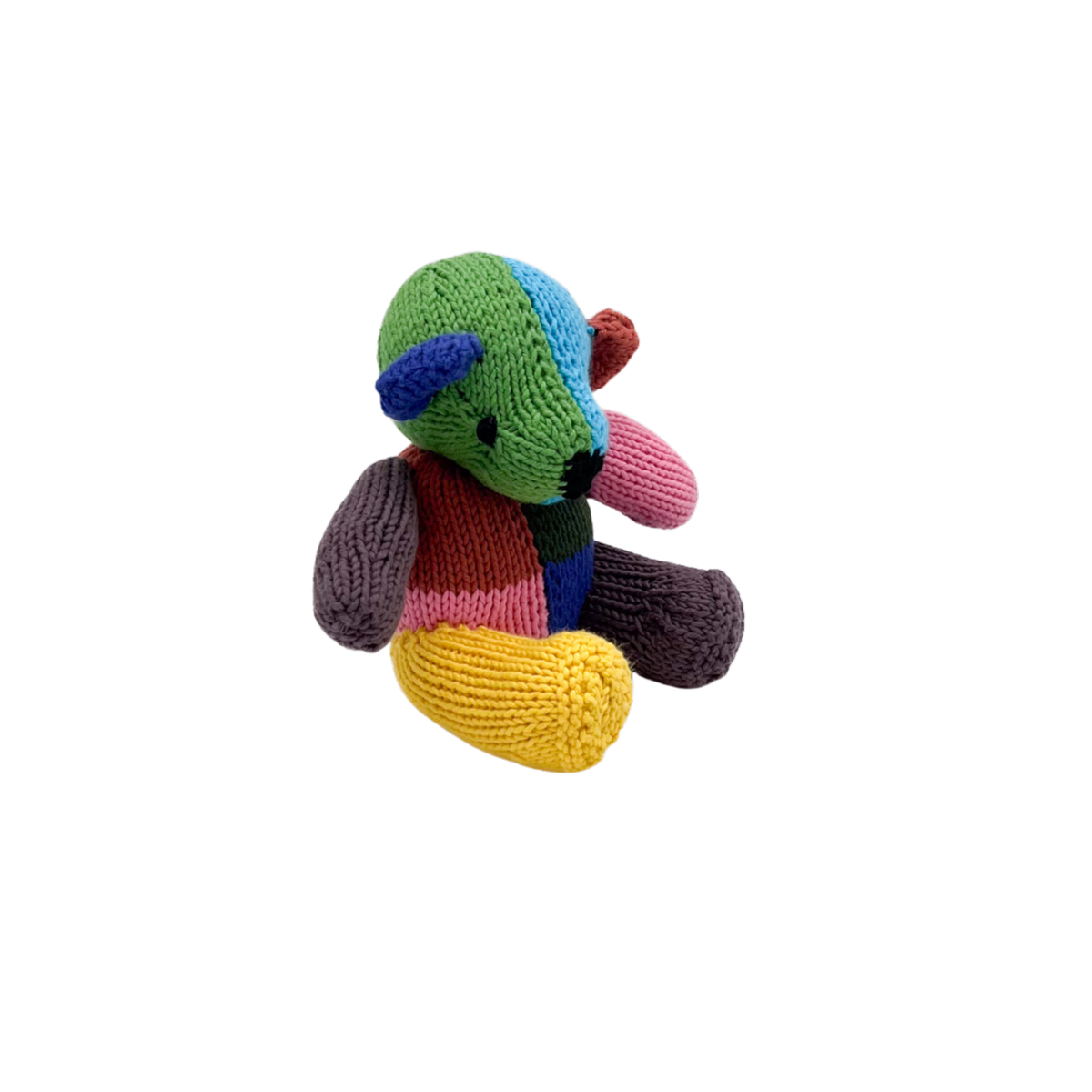 Bär Harlekin Bio-Baumwolle Small Multicolour Kuscheltier Bundu