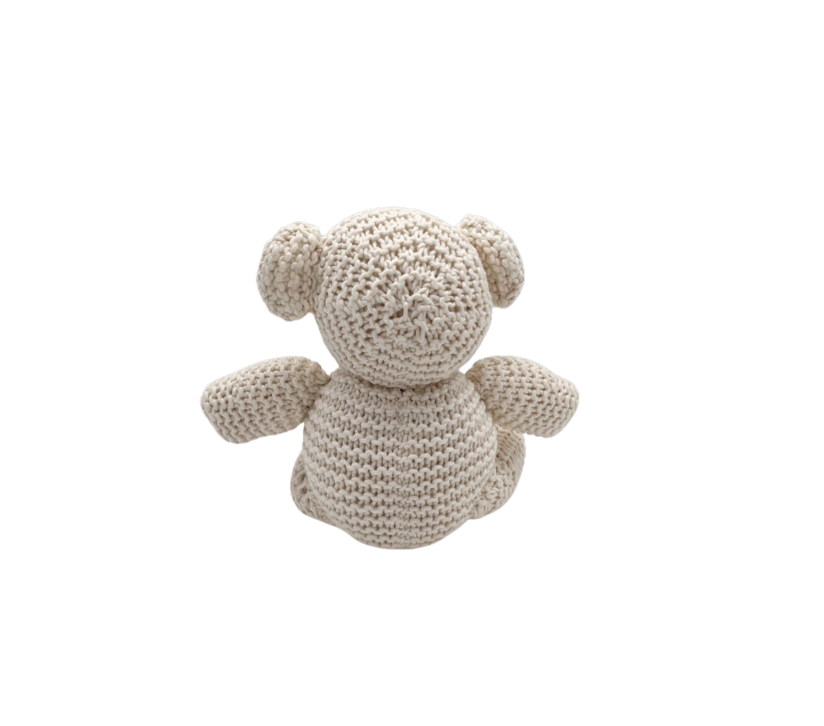 Bär Harlequin Bio-Baumwolle Small Cream Kuscheltier Bundu Garter