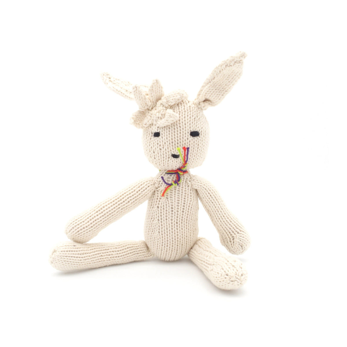 Hase Bio-Baumwolle Kuscheltier Cream Ditsy