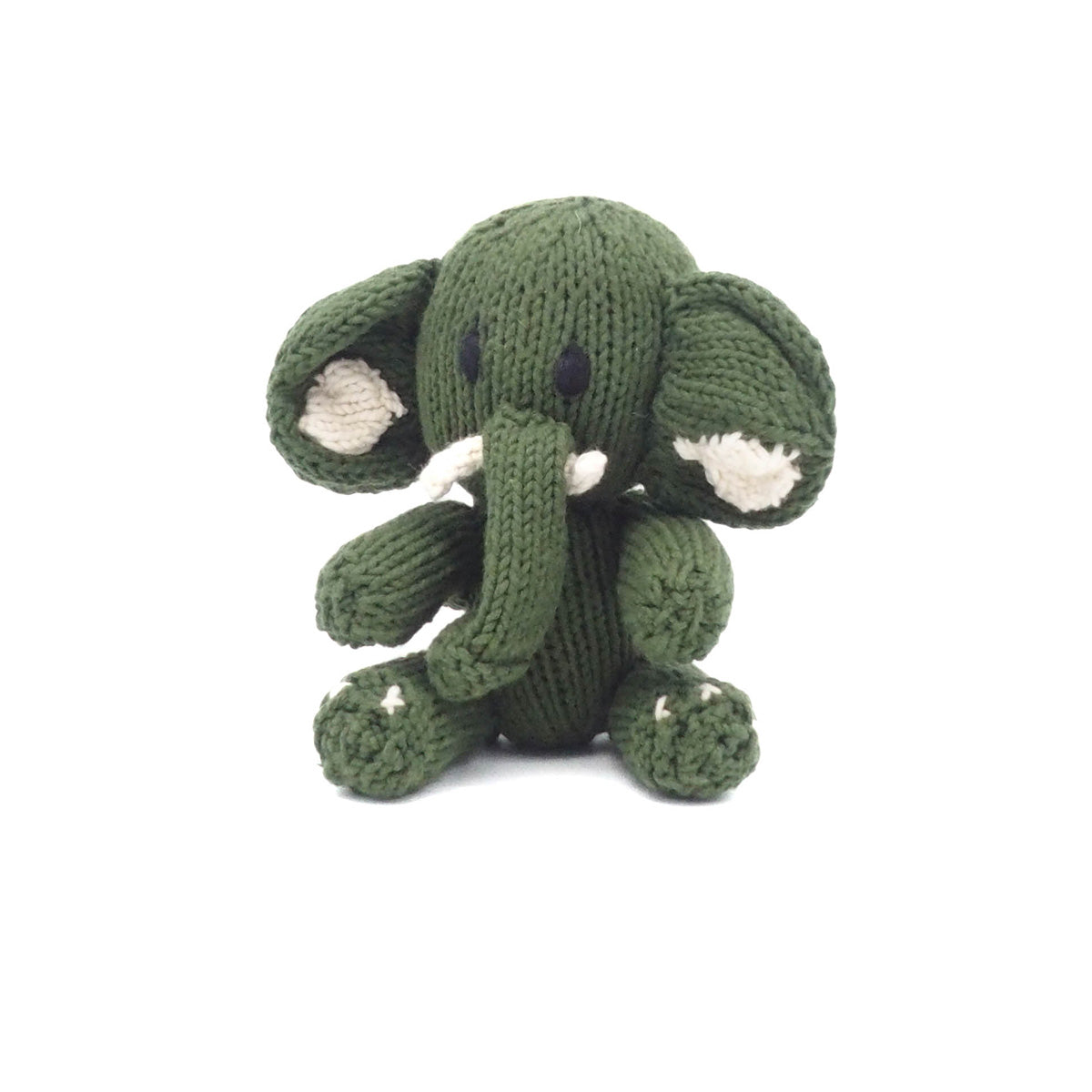 Elefant Bio-Baumwolle Small Kuscheltier Junglegreen Cream Rascal