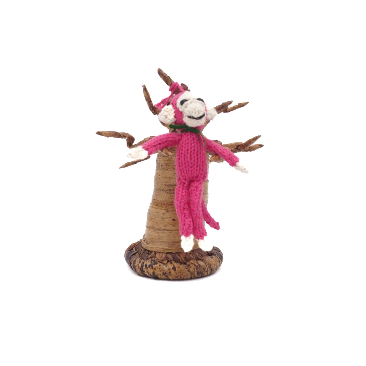 Affe Bio-Baumwolle Mini Raspberry zum Aufhängen