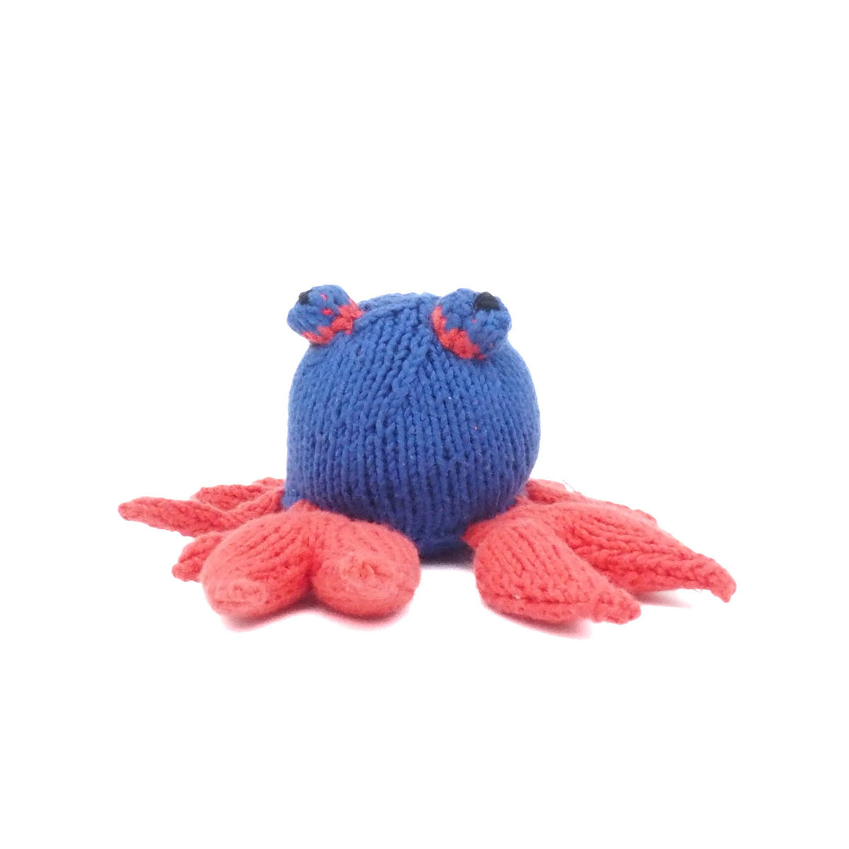 Krabbe Bio-Baumwolle Blue Orange Small Kuscheltier Sea