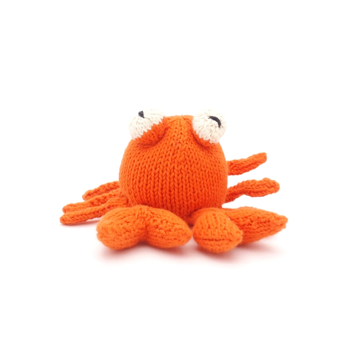 Krabbe Bio-Baumwolle Orange Small Kuscheltier Sea