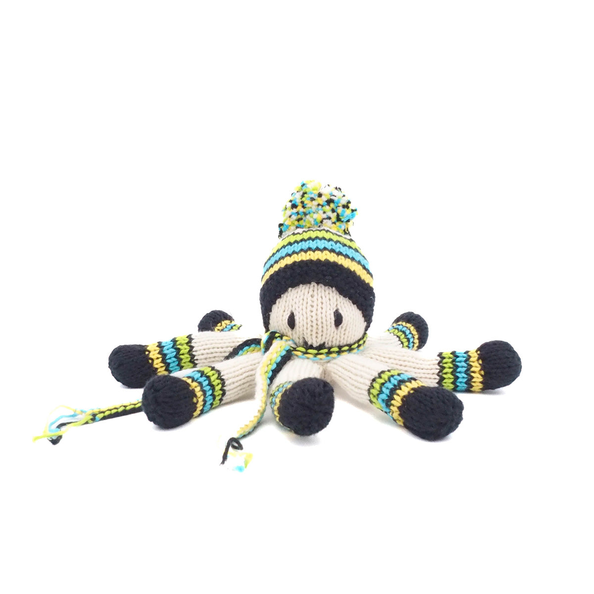 Oktopus Bio-Baumwolle Cream Black Kuscheltier Sea