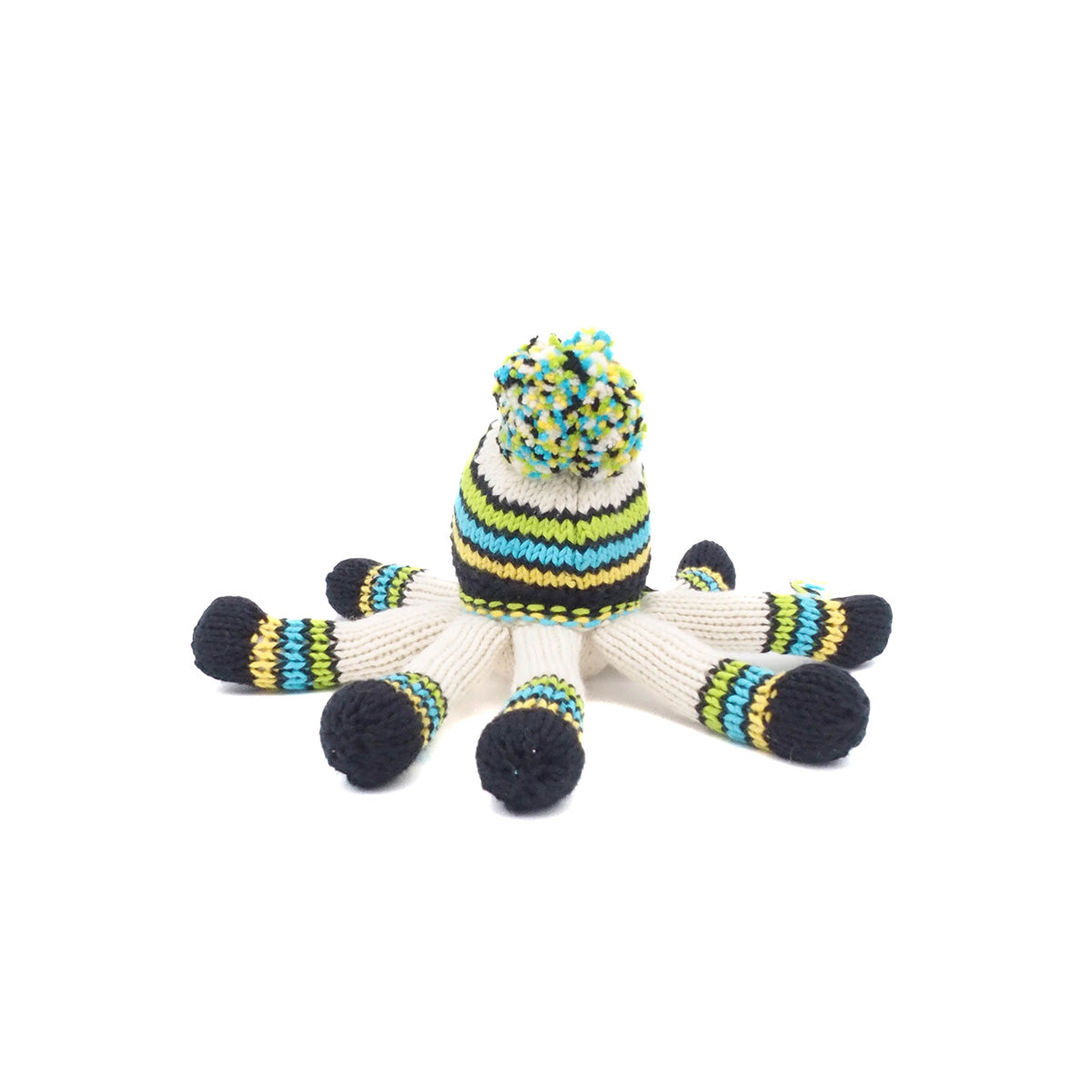 Oktopus Bio-Baumwolle Cream Black Kuscheltier Sea
