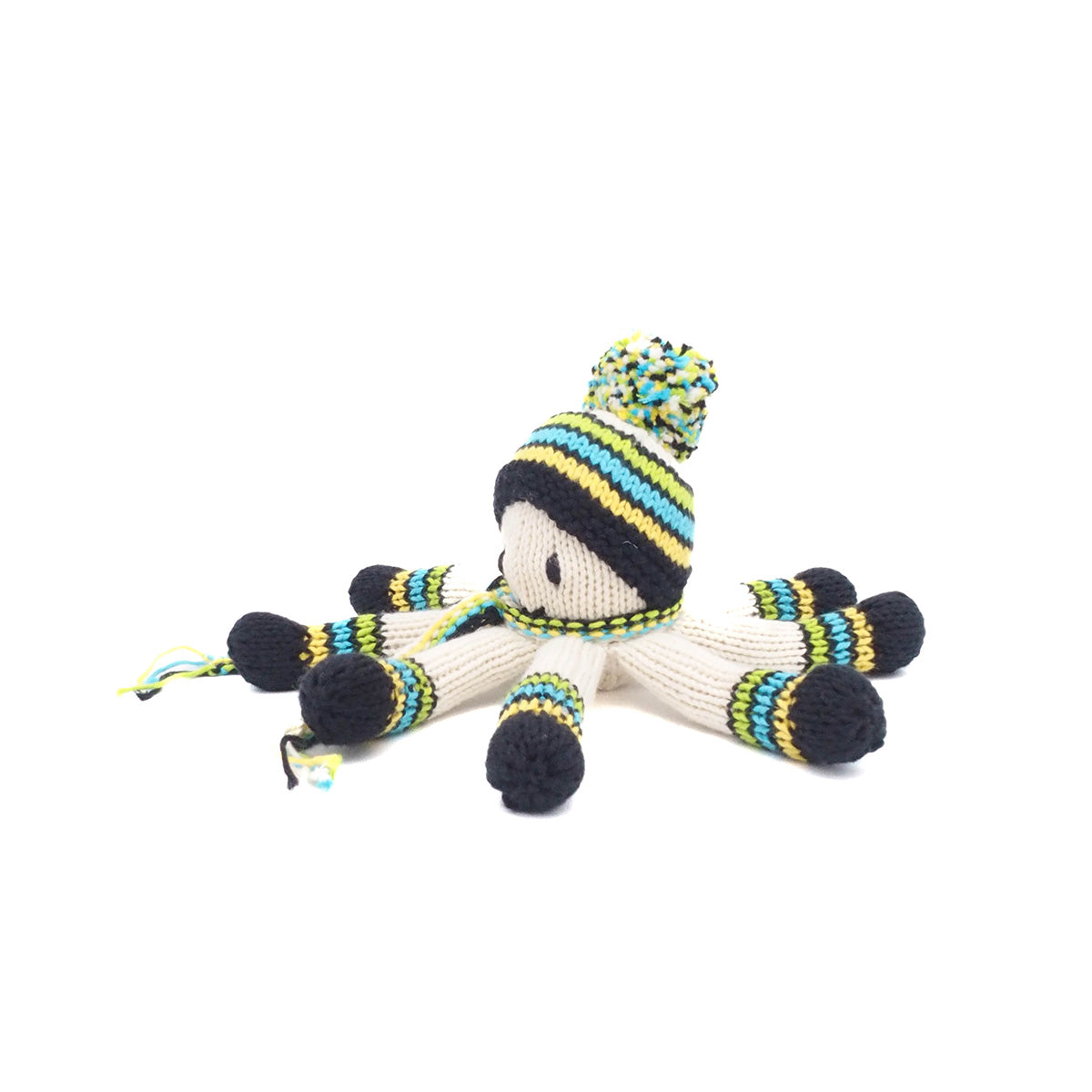 Oktopus Bio-Baumwolle Cream Black Kuscheltier Sea