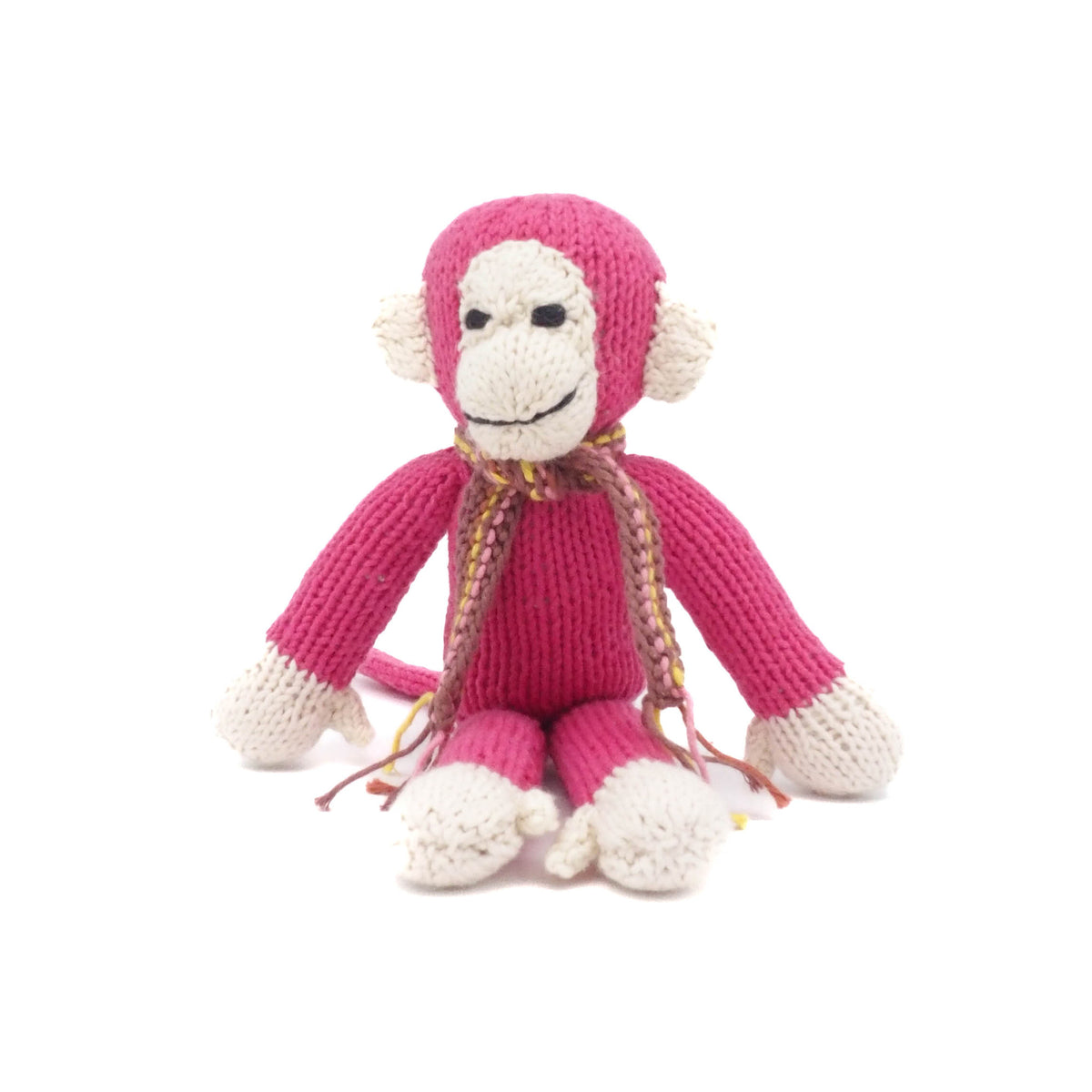 Affe Bio-Baumwolle Small Kuscheltier Raspberry Cream Spider