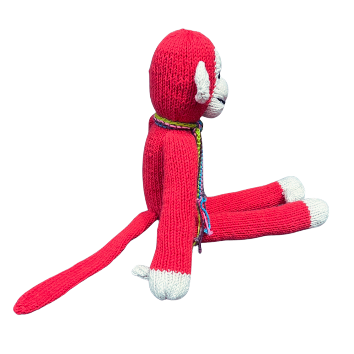 Affe Bio-Baumwolle Kuscheltier Red Cream Spider