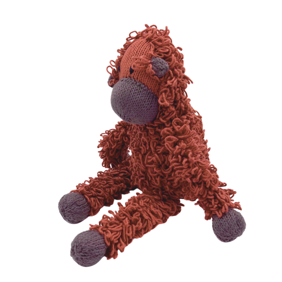 Orang-Utan Bio-Baumwolle Medium Kuscheltier Brown Spider