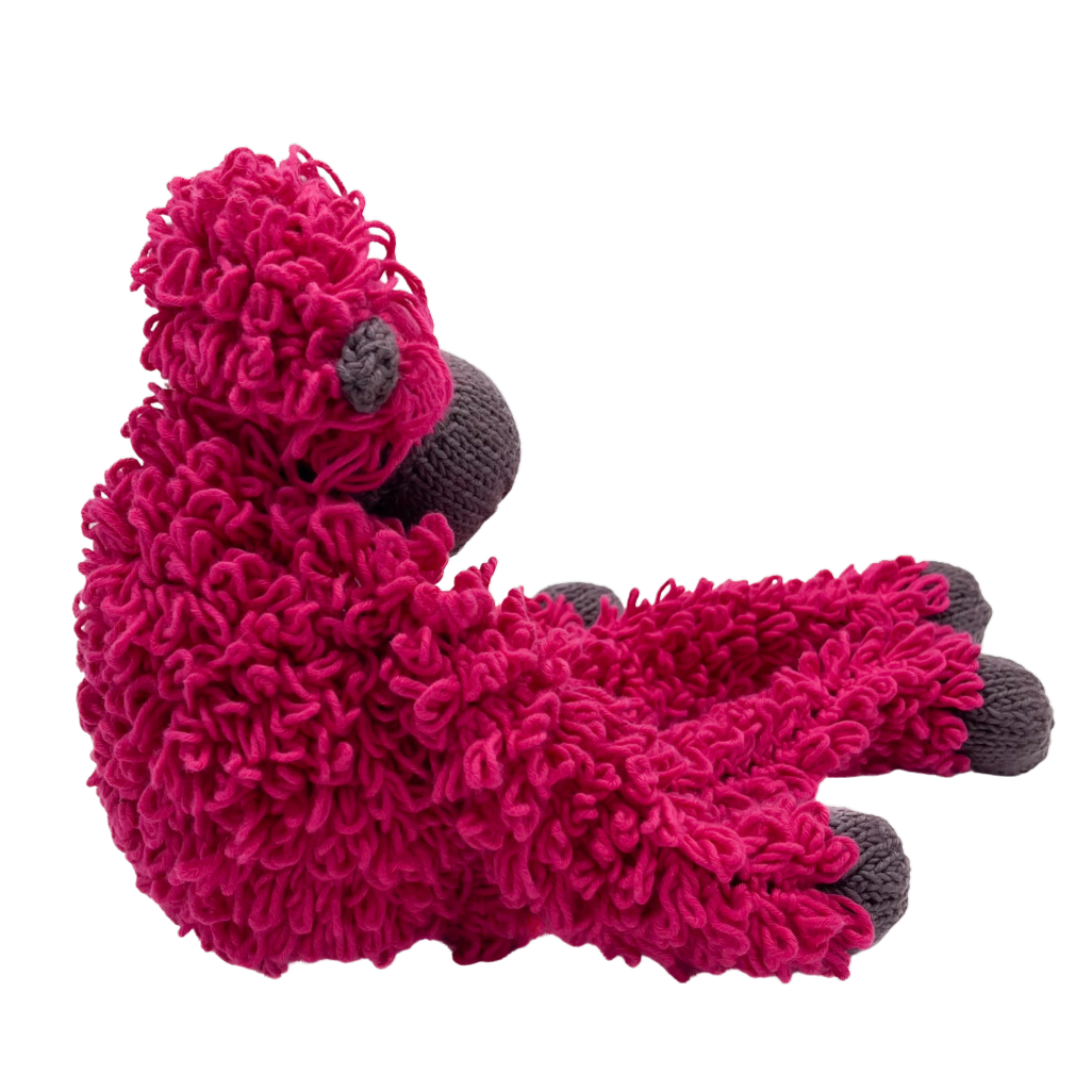 Orang-Utan Bio-Baumwolle Medium Kuscheltier Pink Spider