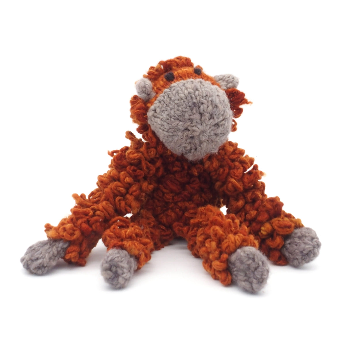 Orang-Utan Baby Wolle Small Kuscheltier Orange Boris Safari
