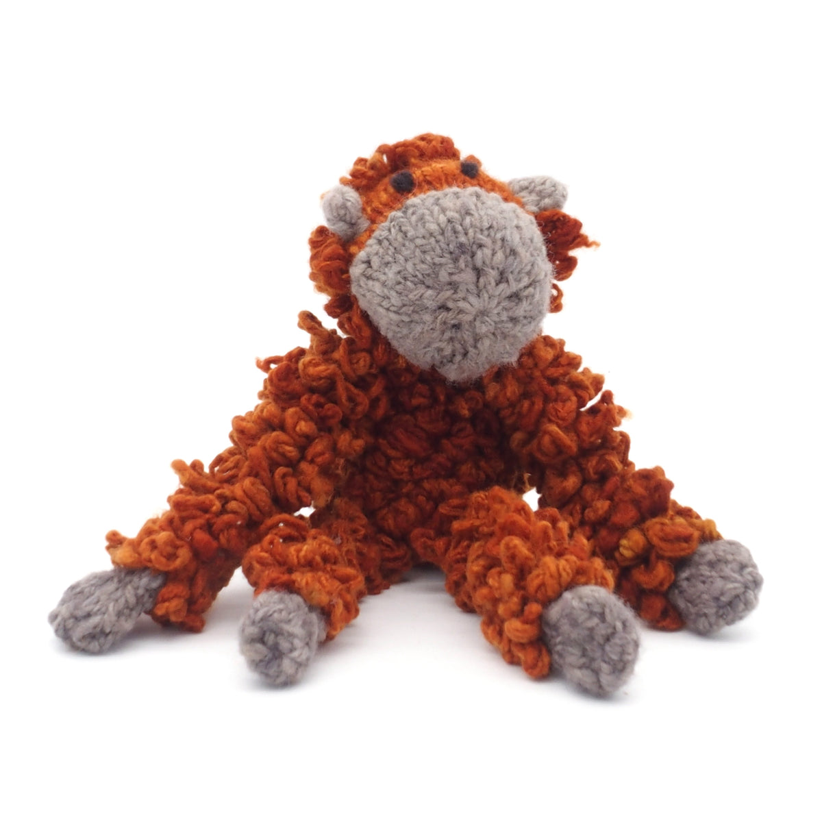 Orang-Utan Baby Wolle Small Kuscheltier Orange Boris Safari oh