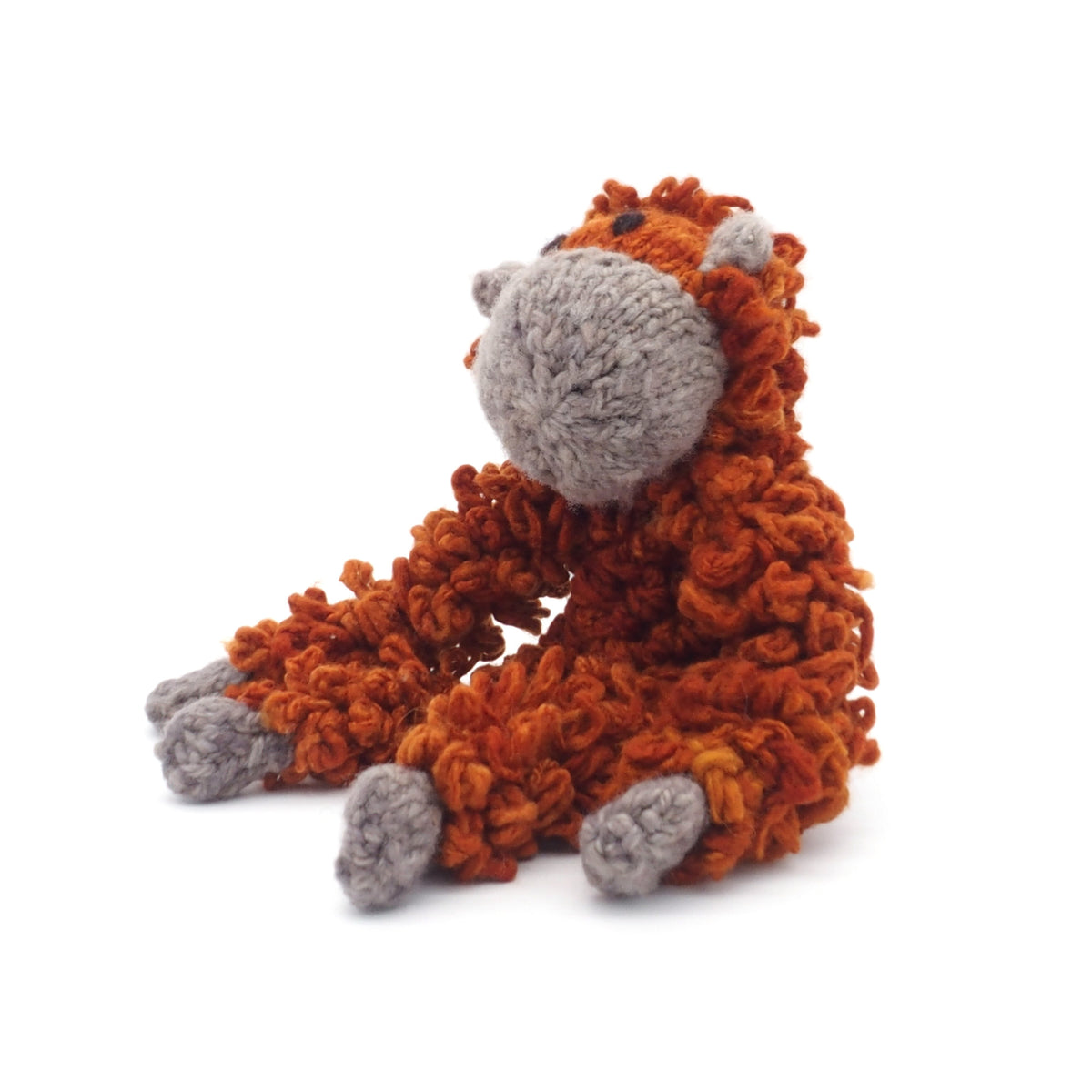 Orang-Utan Baby Wolle Small Kuscheltier Orange Boris Safari