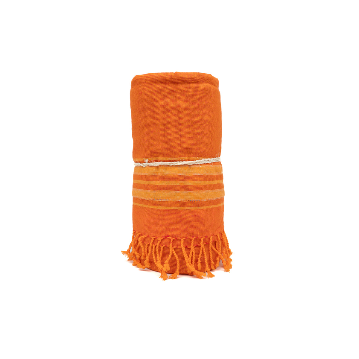 Kikoi Handtuch Baumwolle Orange-Lilac Turquise Frottee