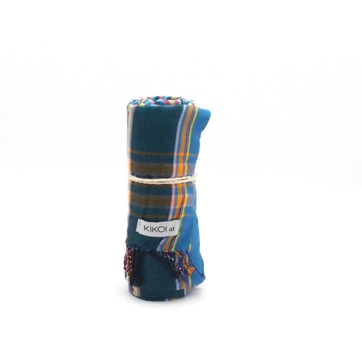 Kikoi Tuch Baumwolle Blue Multi Summerstripe