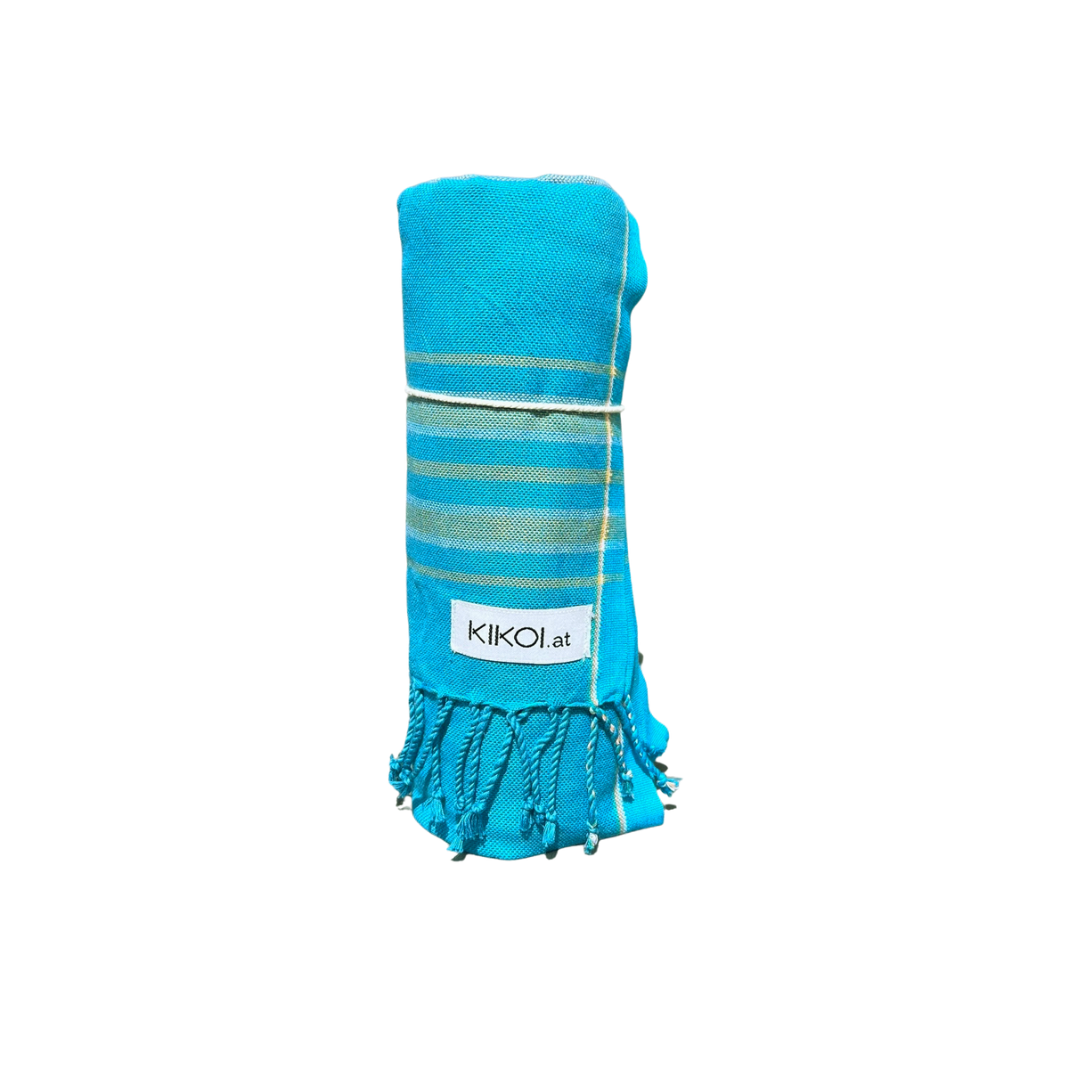 Kikoi Tuch Baumwolle Grey Blue Uni