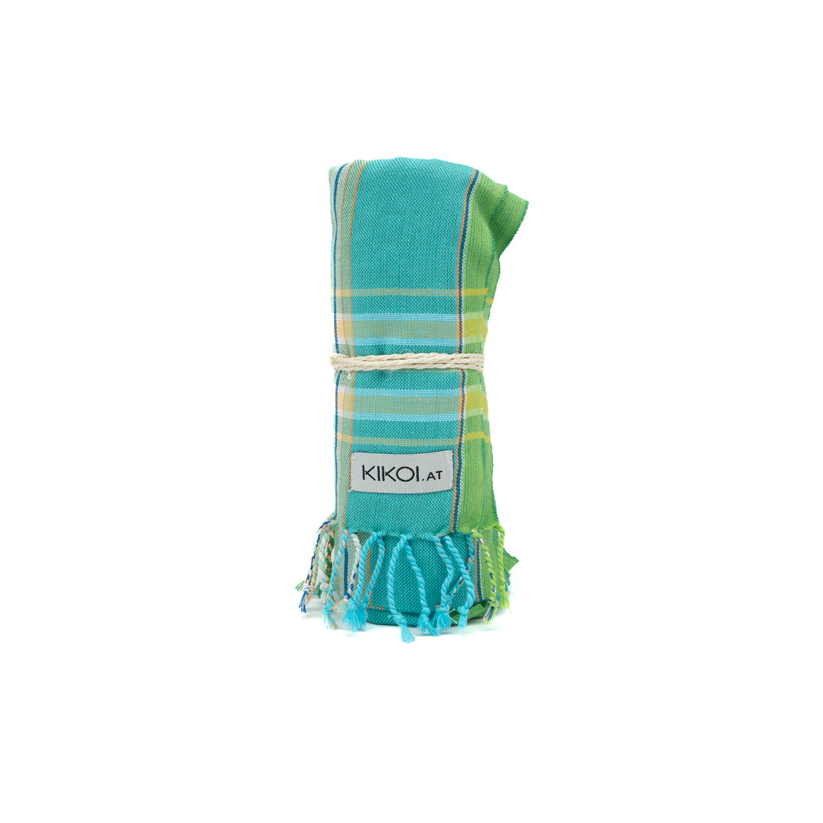 Kikoi Tuch Bauwolle Green-Turquise