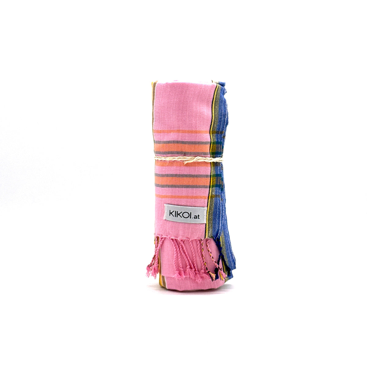 Kikoi Tuch Baumwolle Natural Pink