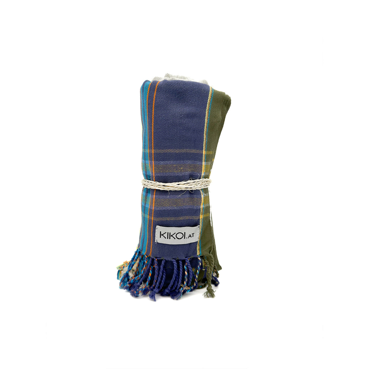 Kikoi Tuch Bauwolle Light Olive Green