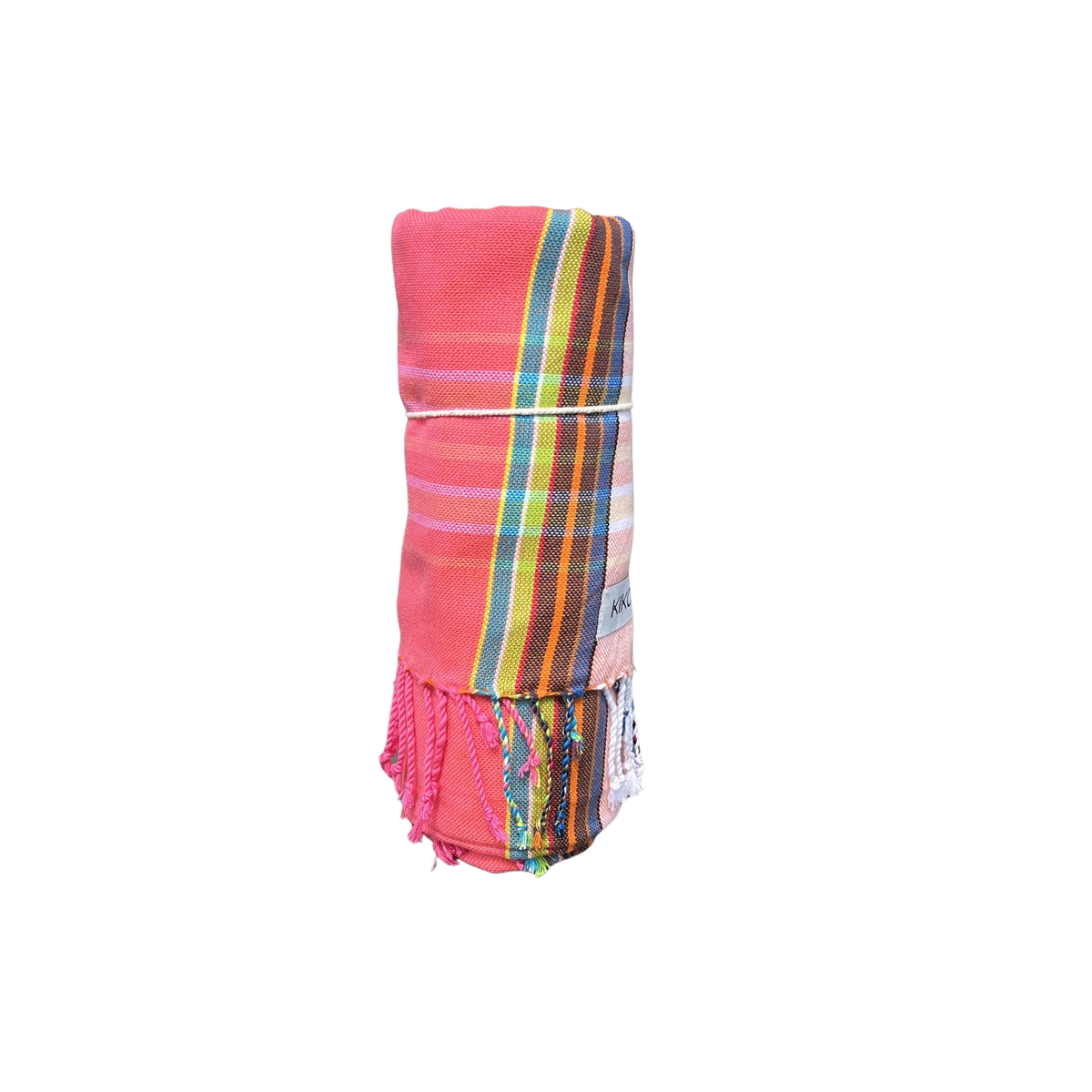 Kikoi Tuch Baumwolle Pink Orange Uni
