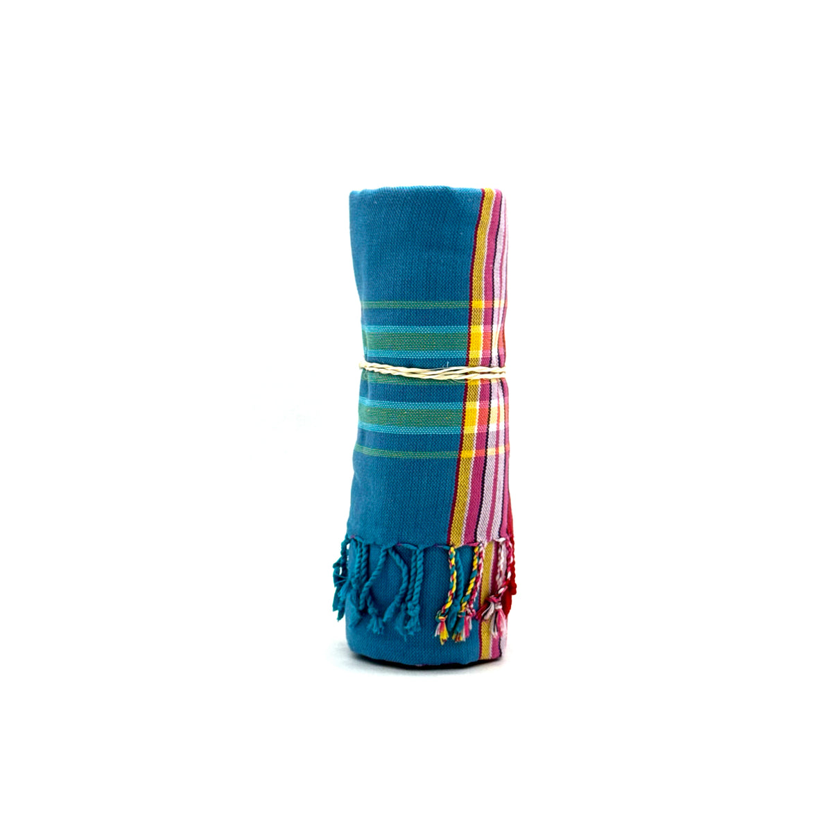 Kikoi Tuch Baumwolle Blue Strawberry