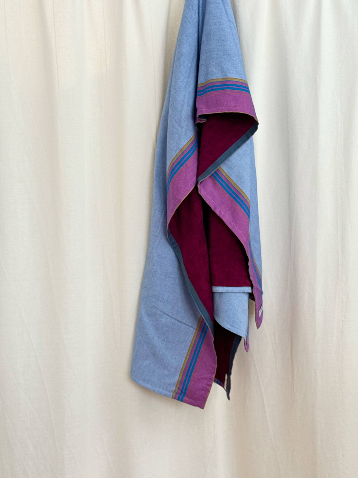 Extra Lang! Kikoi Handtuch Baumwolle Long Blue Pink Purple Frottee