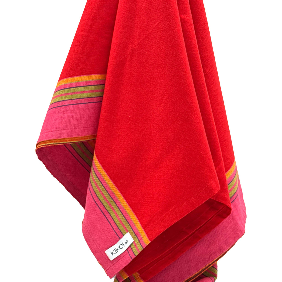 Extra Lang! Kikoi Tuch Baumwolle Long Red