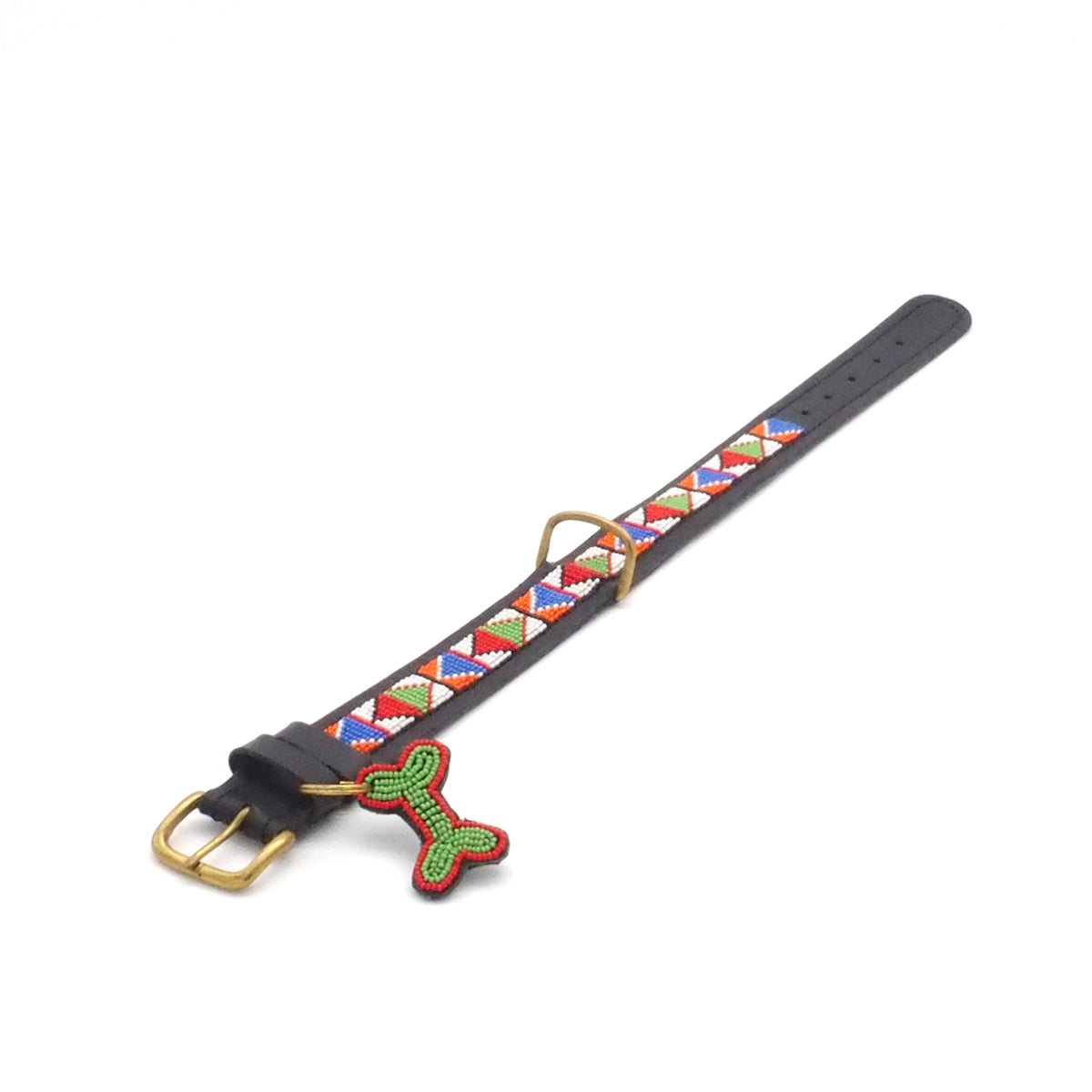 Hunde Halsband Leder Black Samburu Classic