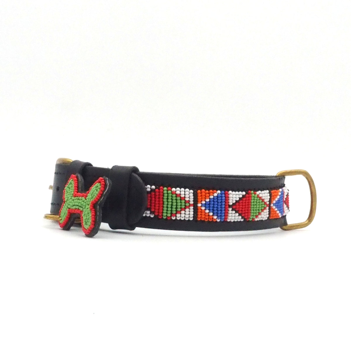 Hunde Halsband Leder Black Samburu Classic