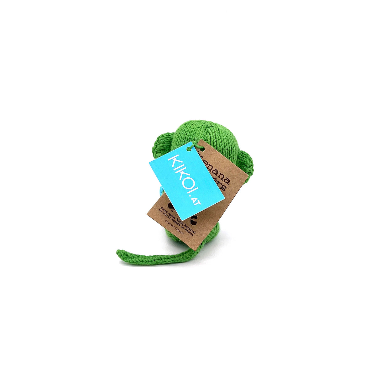Affe Bio-Baumwolle Small Kuscheltier Green Turquise Rascal