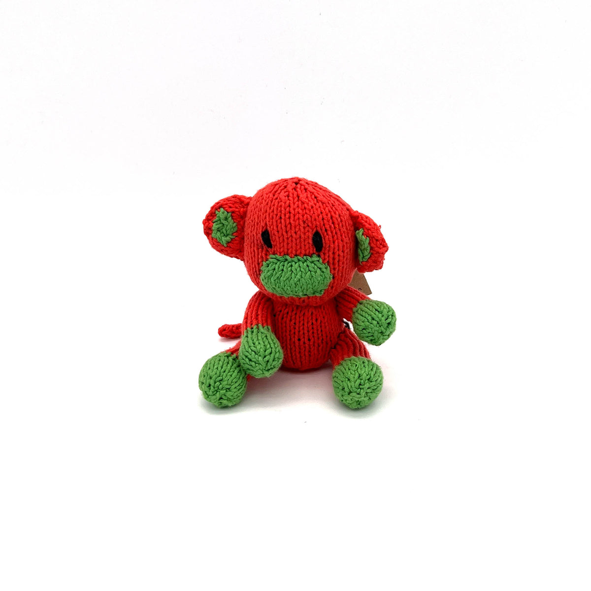 Affe Bio-Baumwolle Small Kuscheltier Red Green Rascal