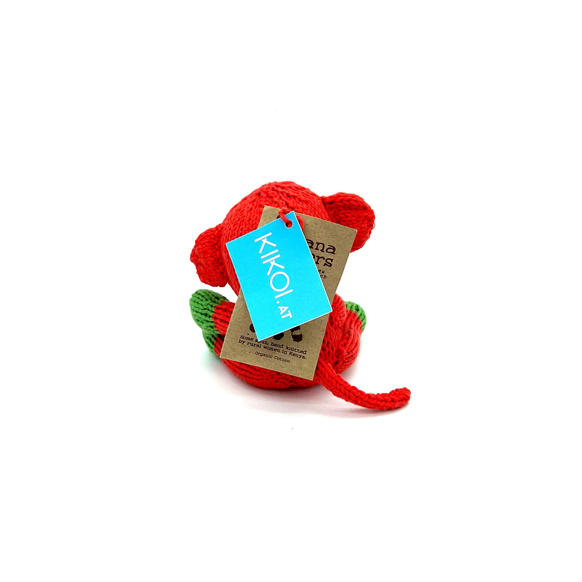 Affe Bio-Baumwolle Small Kuscheltier Red Green Rascal
