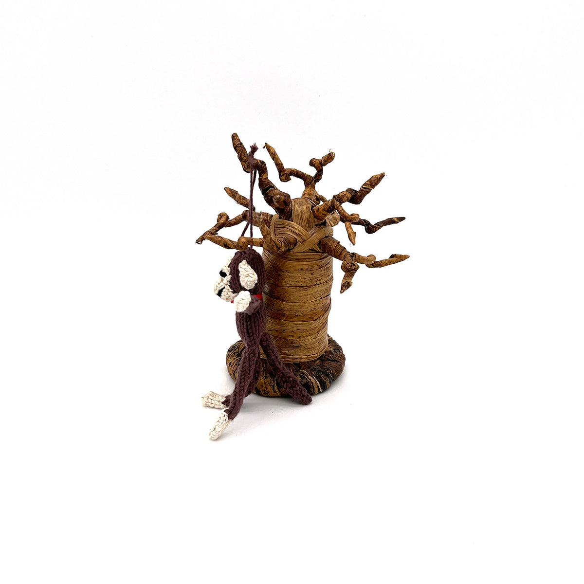 Affe Bio-Baumwolle Mini Brown zum Aufhängen