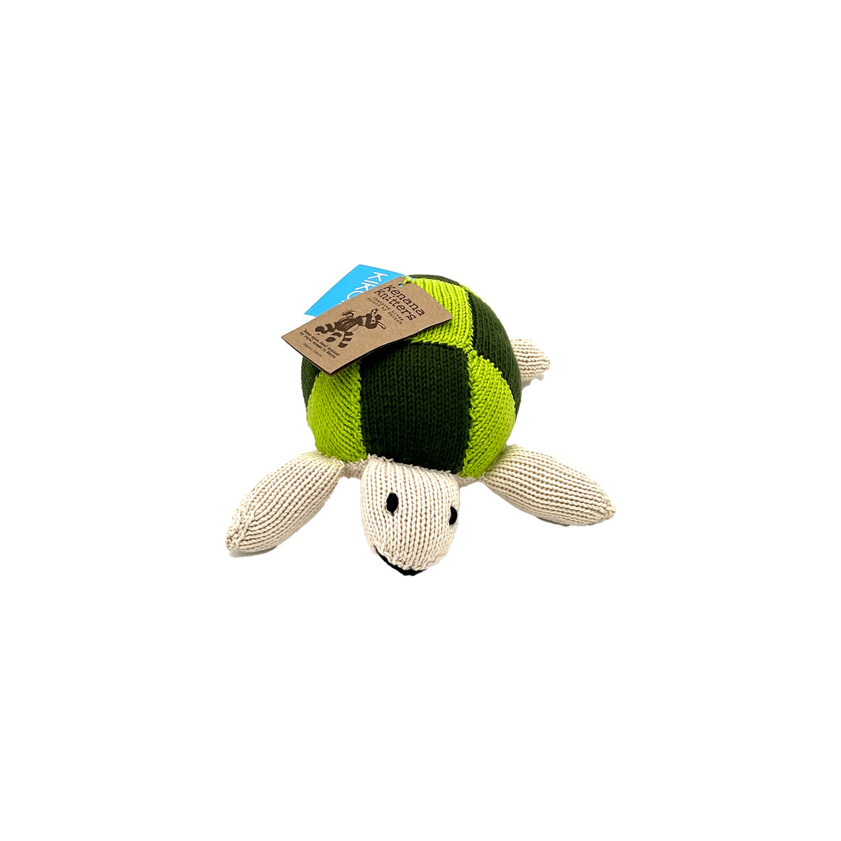 Schildkröte Bio-Baumwolle Medium Kuscheltier Cream Green Sea