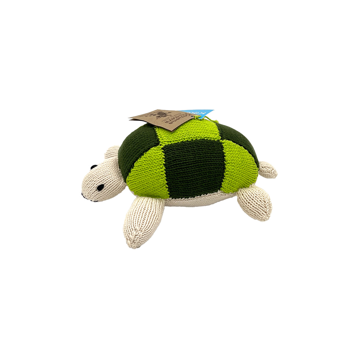 Schildkröte Bio-Baumwolle Medium Kuscheltier Cream Green Sea