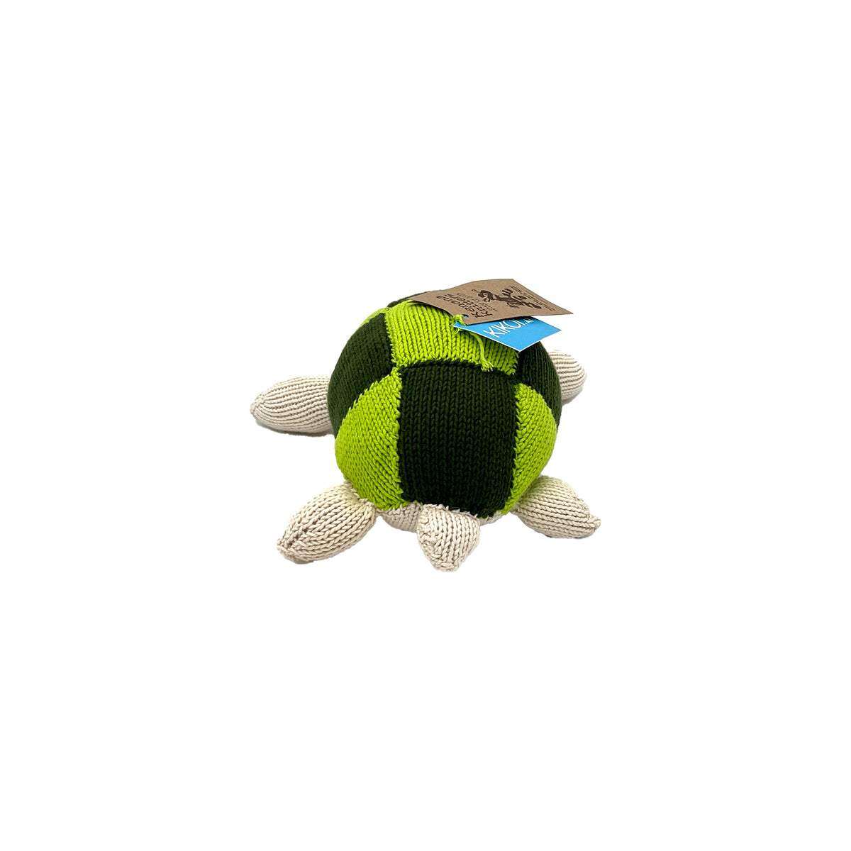 Schildkröte Bio-Baumwolle Medium Kuscheltier Cream Green Sea