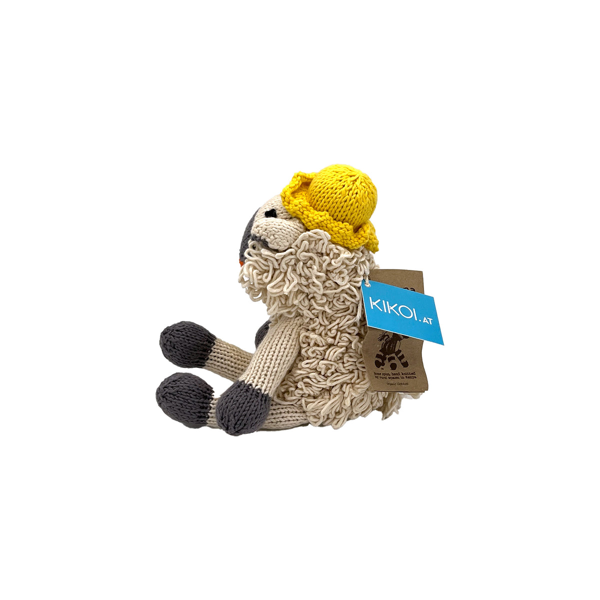 Schaf Bio-Baumwolle Small Kuscheltier Cream Yellow Shamba