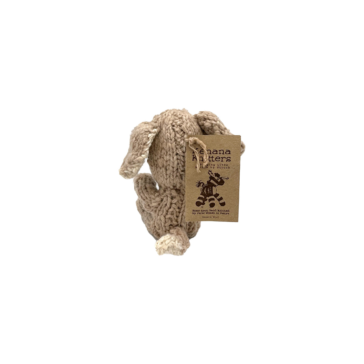 Hund Wolle Small Kuscheltier Beige Cream Rascal