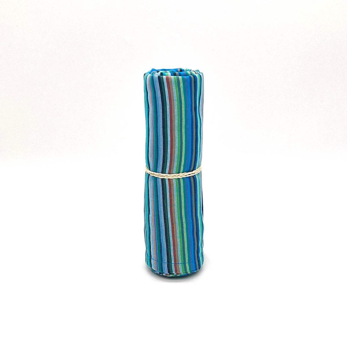 Extra Lang! Kikoi Tuch Baumwolle Long Blue Smallstripe